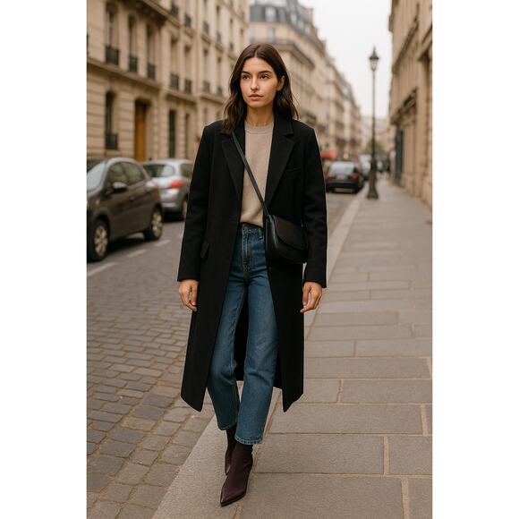 Charles David Pointed Toe Stretch Sock Boots Plum Purple (8.5) New Without Box - Picture 1 of 6